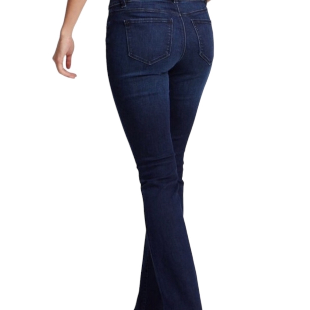 Loft Curvy Straight Dark Wash Jeans Size 2p‎